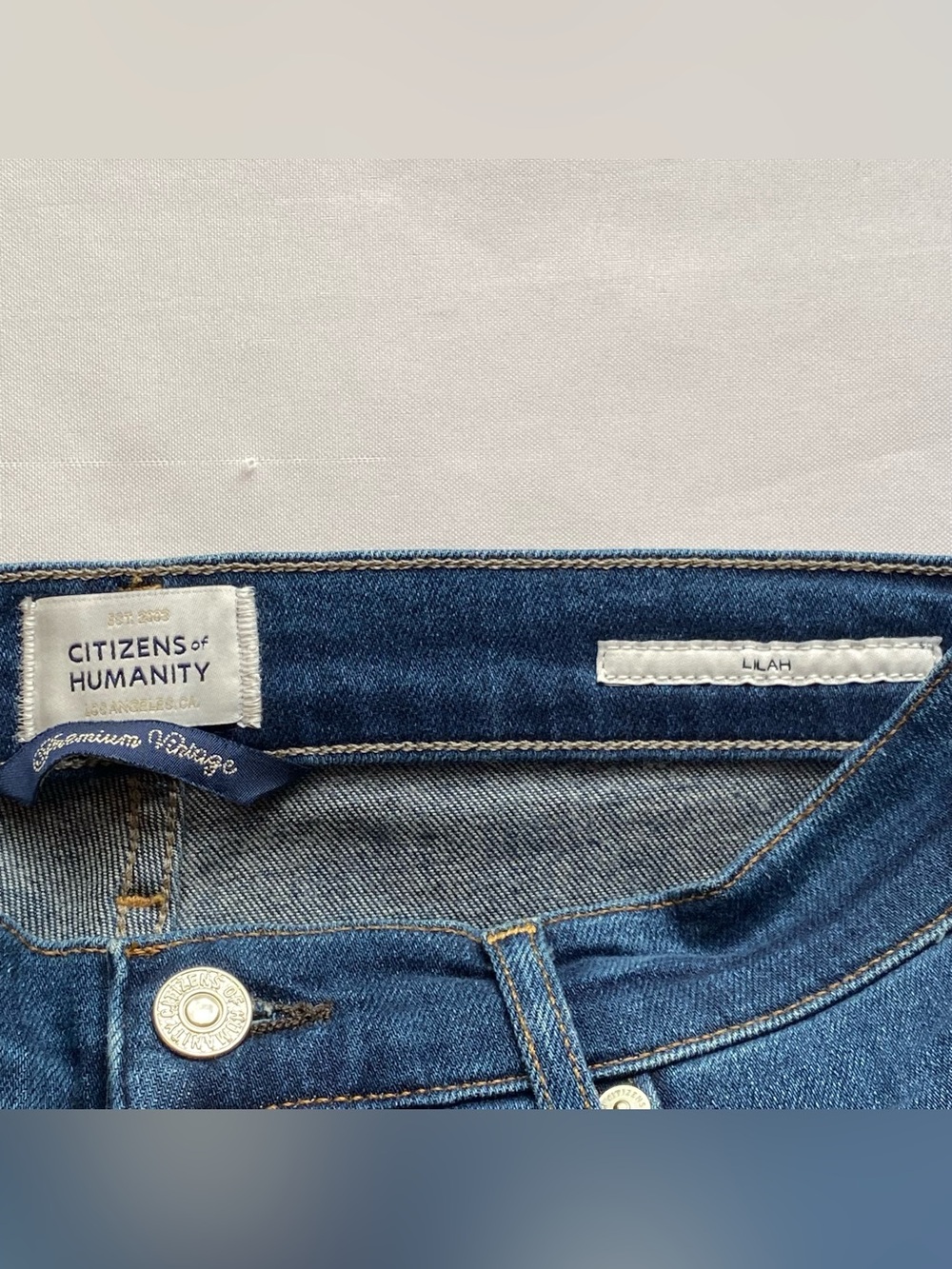 Citizens of Humanity Augusta Lilah High Rise Bootcut Jeans 27 Modern Minimal - Picture 10 of 16